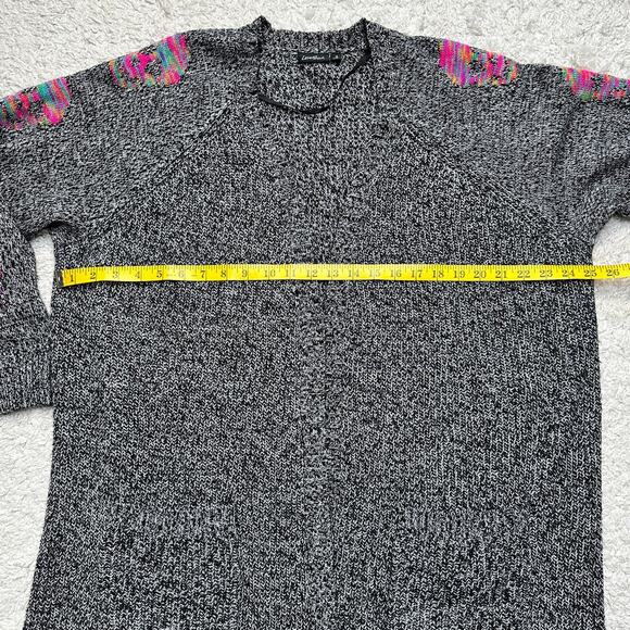 Torrid Lovesick Long Sleeve Raglan Duster Cardigan Space Dye Rainbow Skull Sz: 3 - Picture 6 of 8